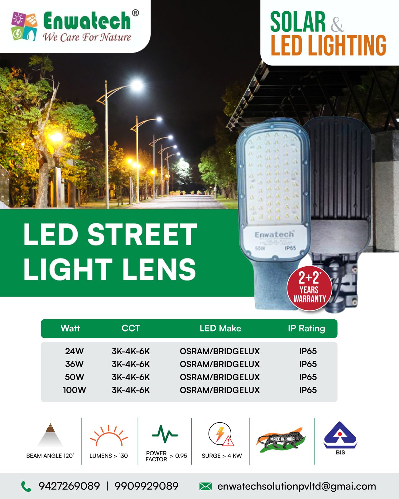 LED Street Light (Lens Type)
