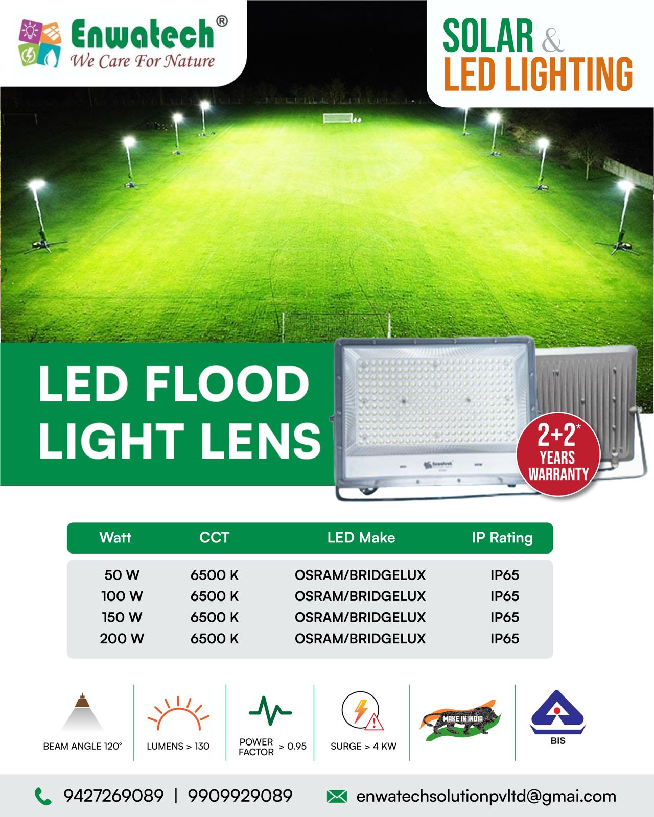 LED Flood Light (Lens Type)