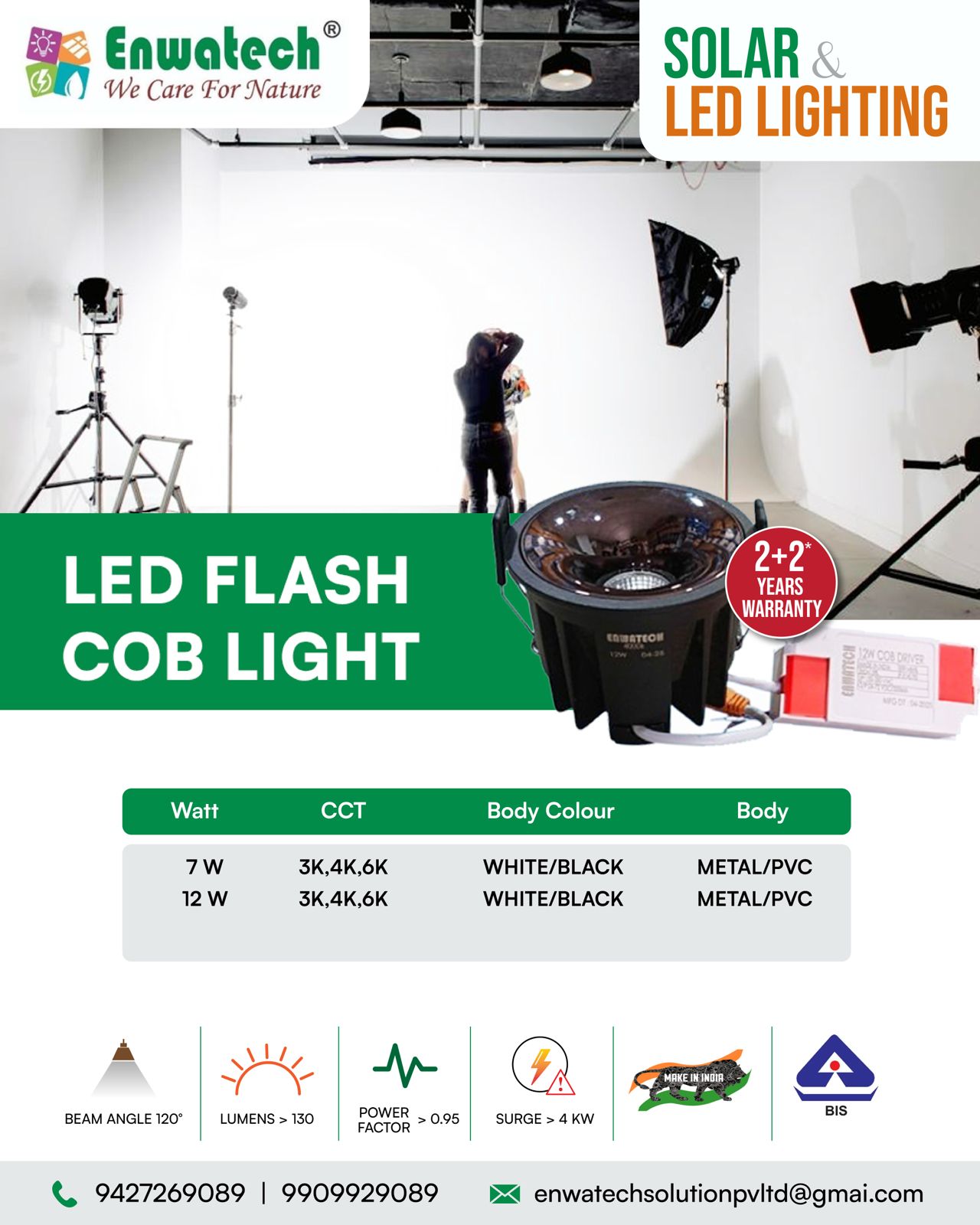 LED Flash COB Light